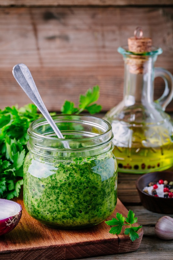 Parsley Chimichurri Marinade Accent Catering
